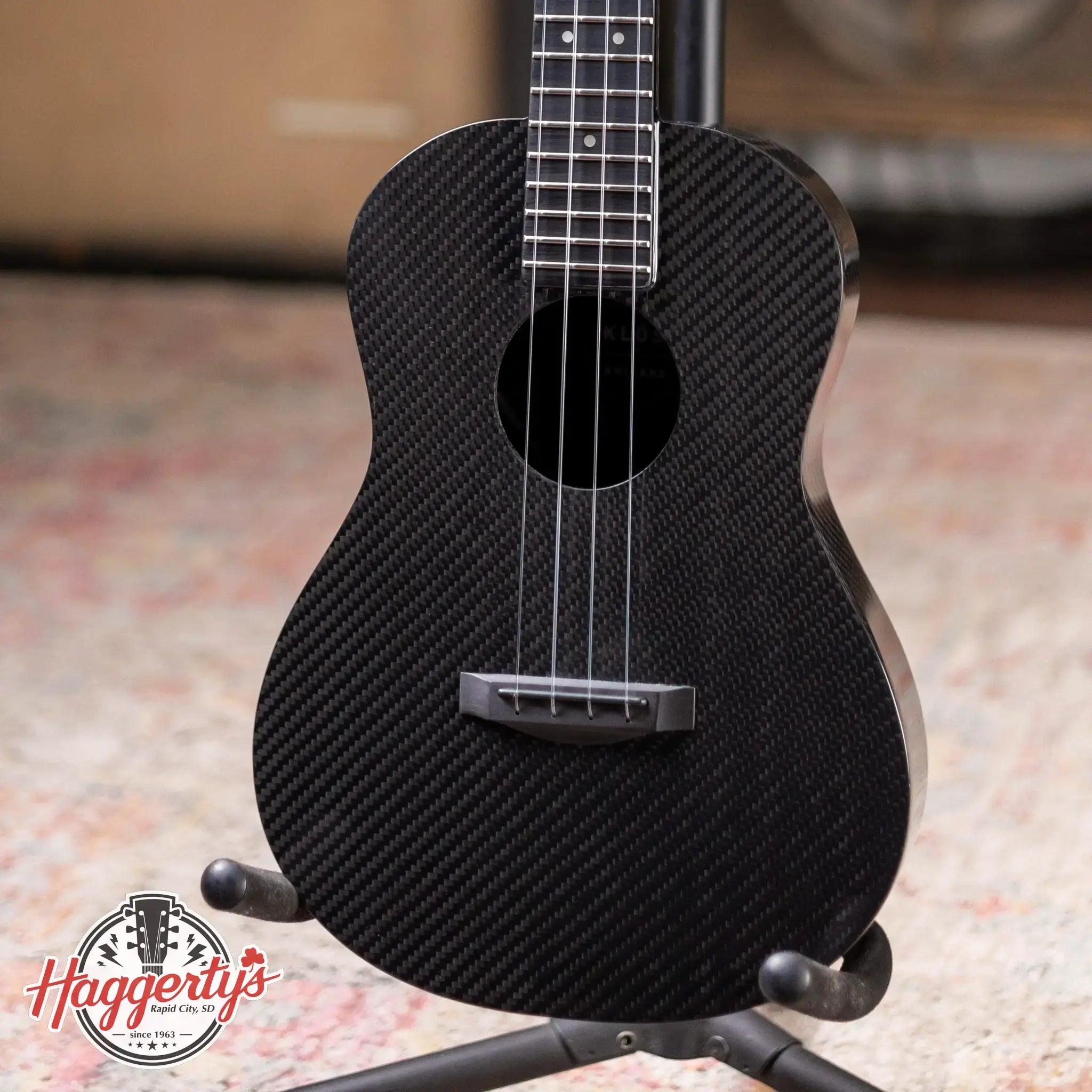 Klos Full Carbon Deluxe Acoustic/Electric Baritone Ukulele
