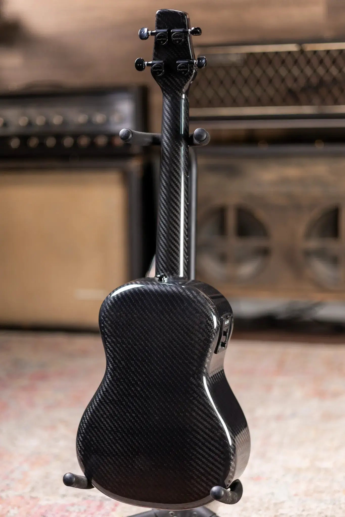 Klos Full Carbon Deluxe Acoustic/Electric Baritone Ukulele