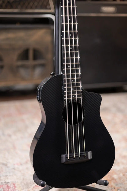Klos Full Carbon Deluxe Acoustic/Electric Bass Ukulele with Gig Bag