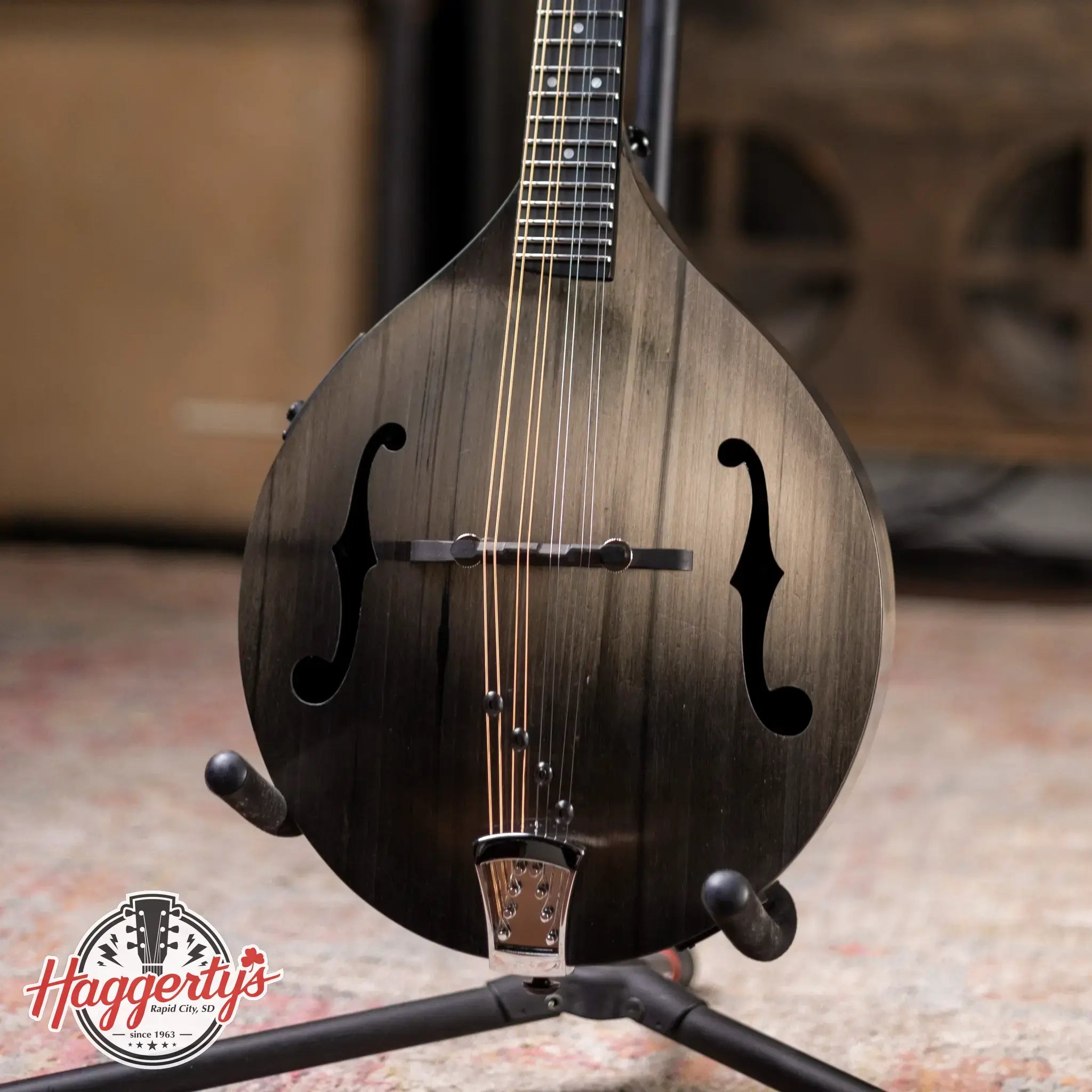 Klos Full Carbon Deluxe Acoustic/Electric Mandolin - Carbon Timber with Gig Bag