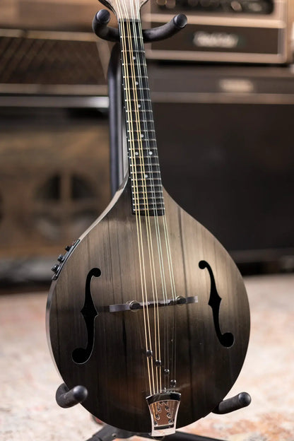 Klos Full Carbon Deluxe Acoustic/Electric Mandolin - Carbon Timber with Gig Bag