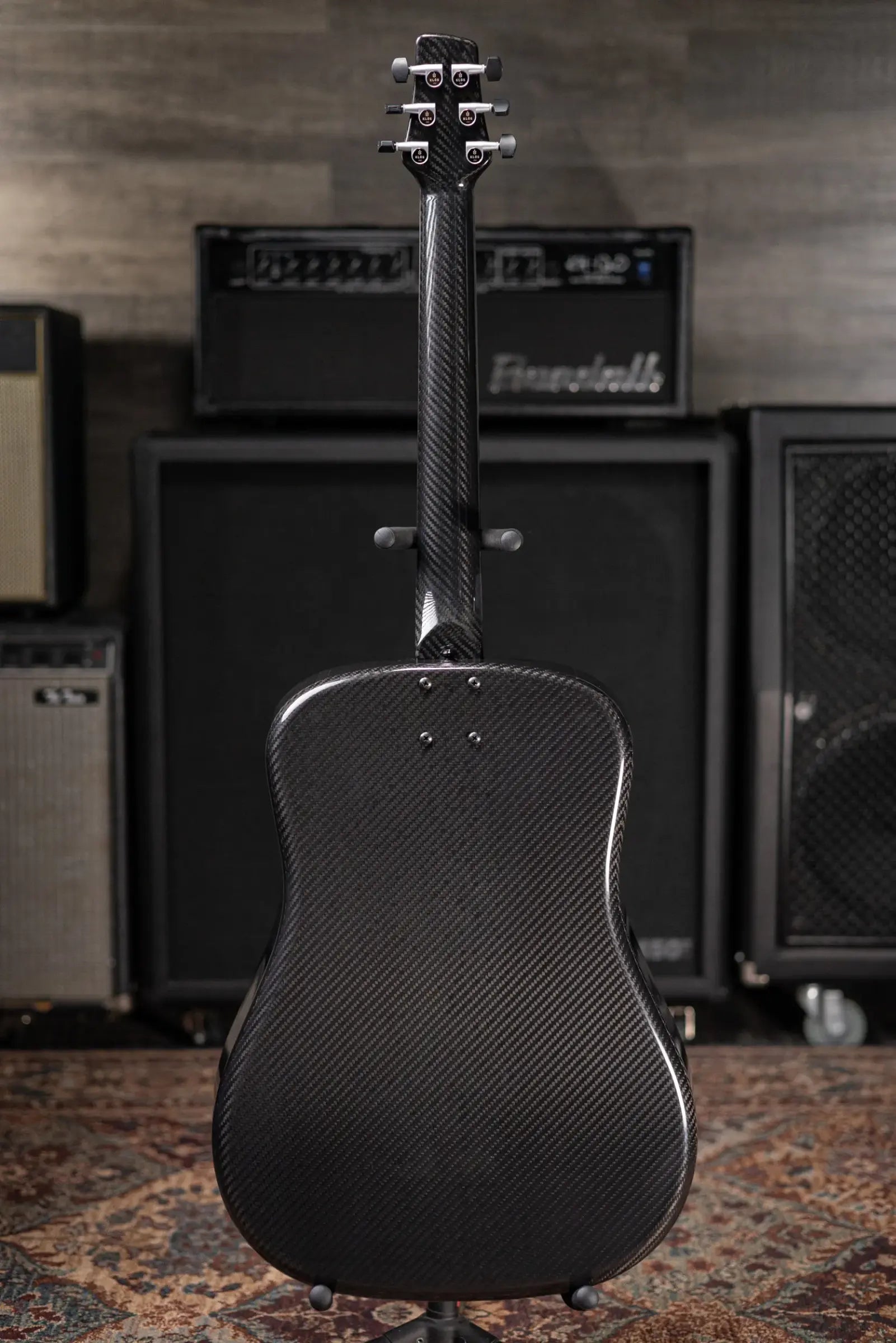 Klos Full Carbon Left-Hand Dreadnought Acoustic Guitar with Gig Bag