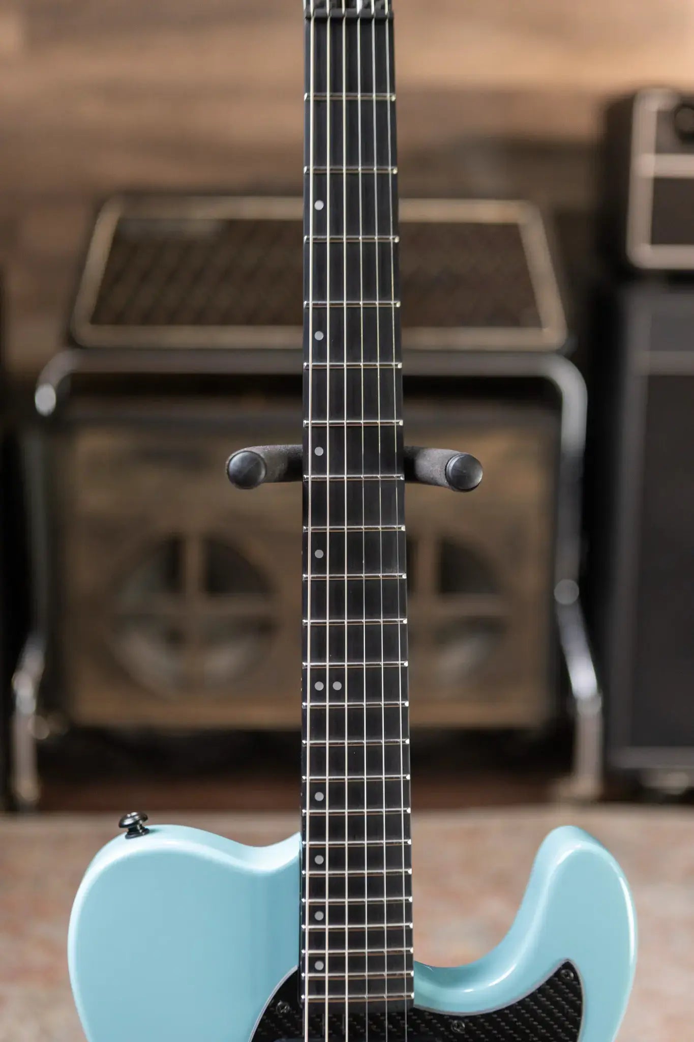 Klos Telomere Custom Series Paulownia P-90s Electric Guitar - Stone Blue with Gig Bag
