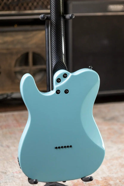 Klos Telomere Custom Series Paulownia P-90s Electric Guitar - Stone Blue with Gig Bag