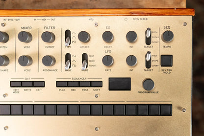 Korg Monologue Monophonic Analogue Synthesizer, Gold - Used