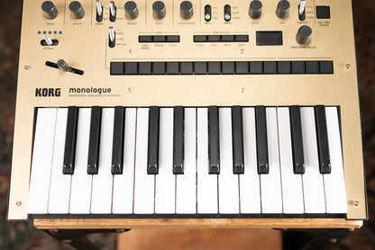 Korg Monologue Monophonic Analogue Synthesizer, Gold - Used