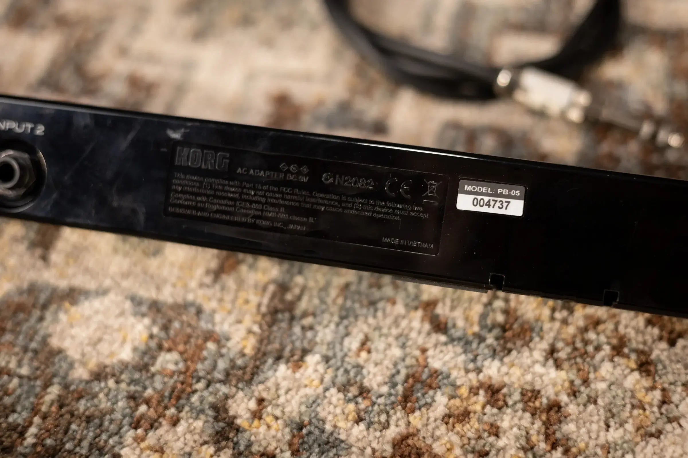 Korg PB-05 Pitchblack Pro Chromatic Rackmount Tuner - Used