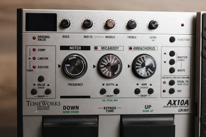 Korg ToneWorks AX10A Modeling Signal Processor Effects Pedal for Acoustic/Electric Guitars - Used