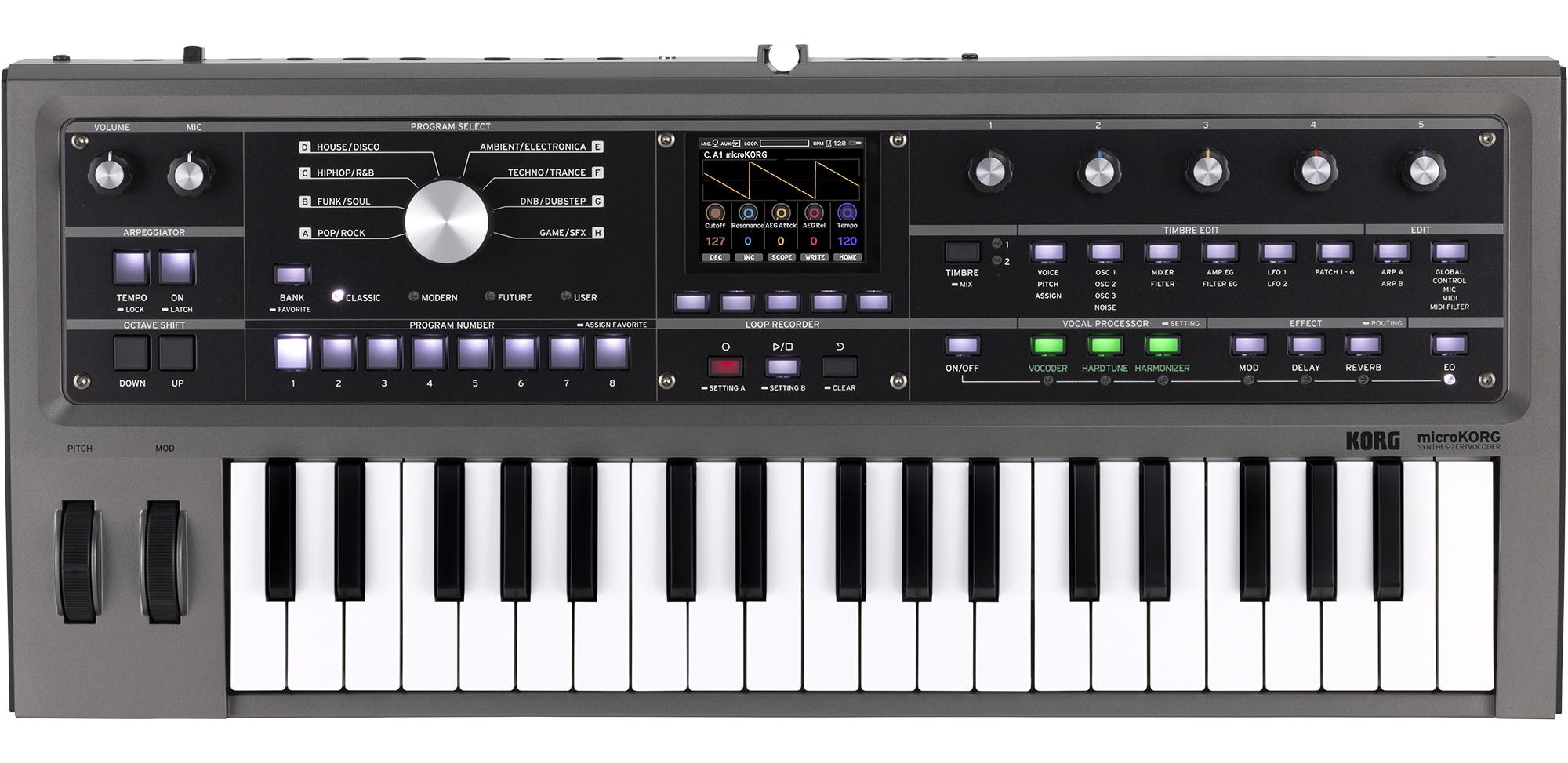 Korg microKORG2 Mini Key Synthesizer/Vocoder