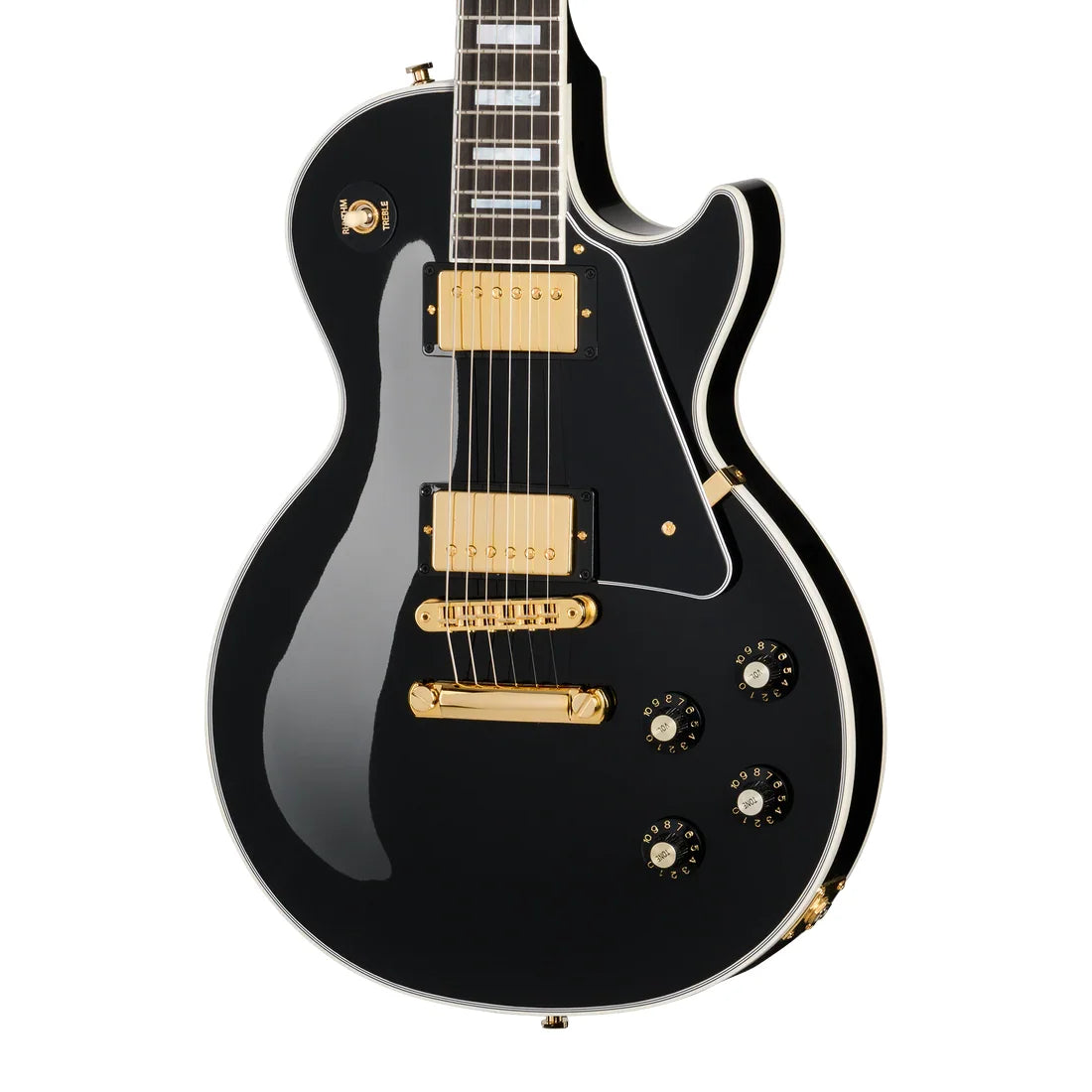 Gibson Les Paul Custom 70s Electric Guitar - Ebony with Hardshell Case