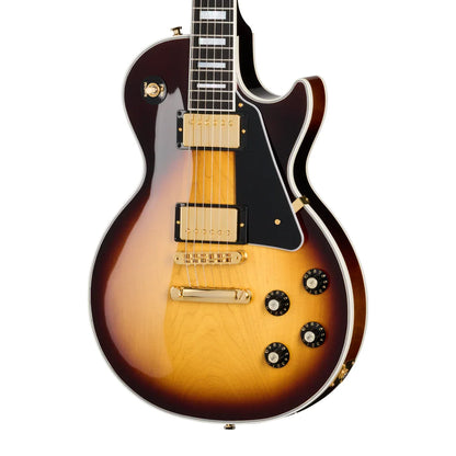 Gibson Les Paul Custom 70s Electric Guitar - Tobacco Burst with Hardshell Case