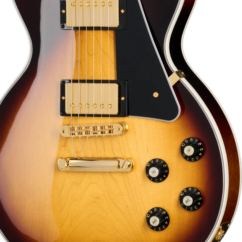 Gibson Les Paul Custom 70s Electric Guitar - Tobacco Burst with Hardshell Case