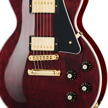 Gibson Les Paul Custom 70s Electric Guitar - Wine Red with Hardshell Case