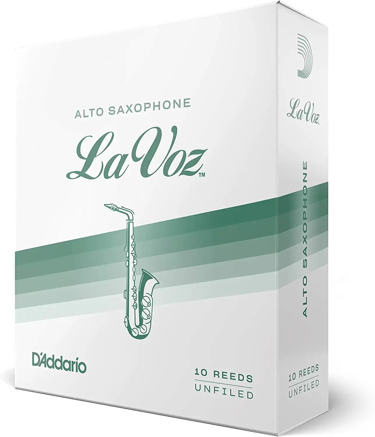 La Voz Alto Saxophone Reed, Medium Soft, 10 Pack