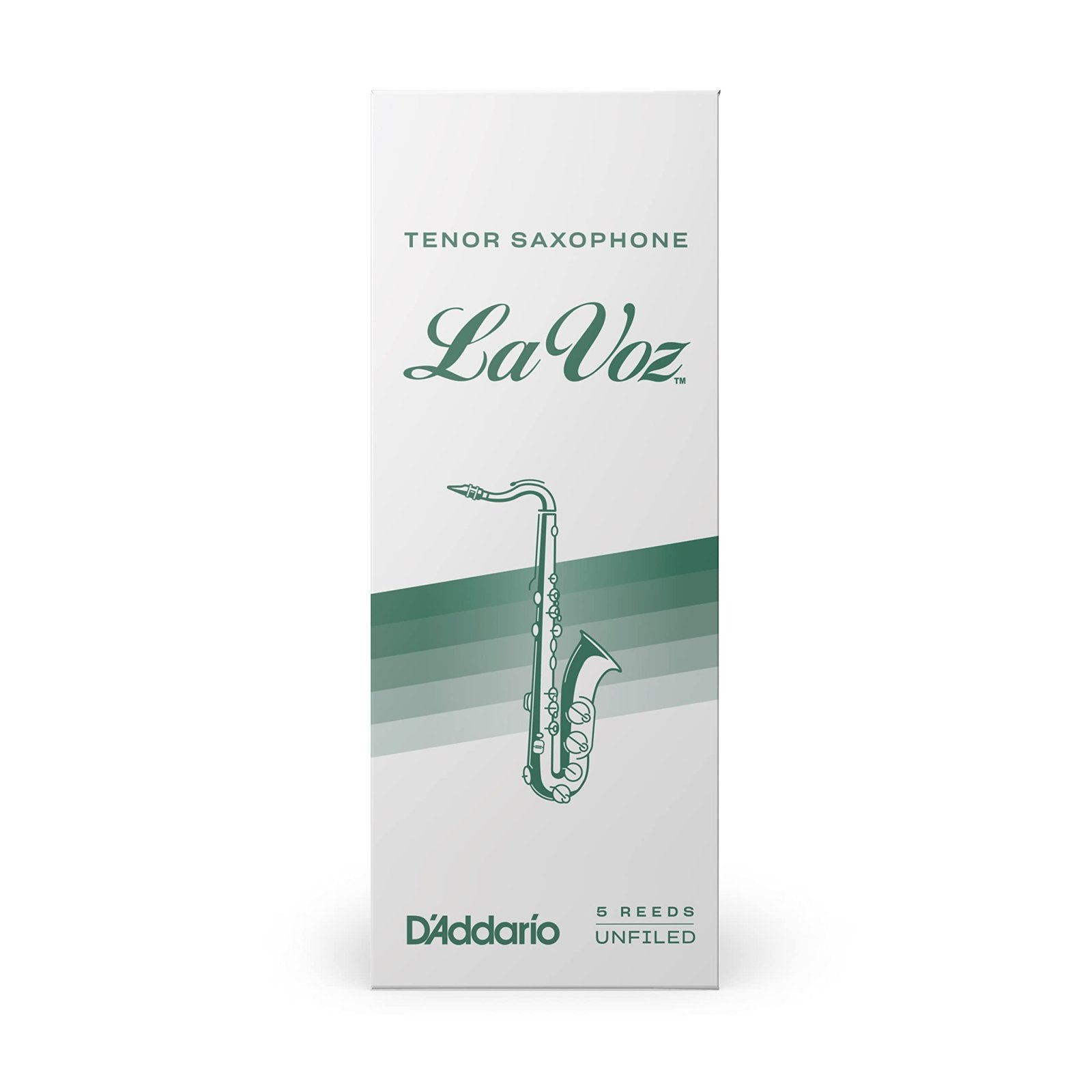 La Voz Tenor Saxophone Reed, Medium, 5 Pack