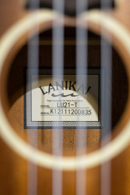 Lanikai LU Series Okoume Ukulele with Bag, Tenor