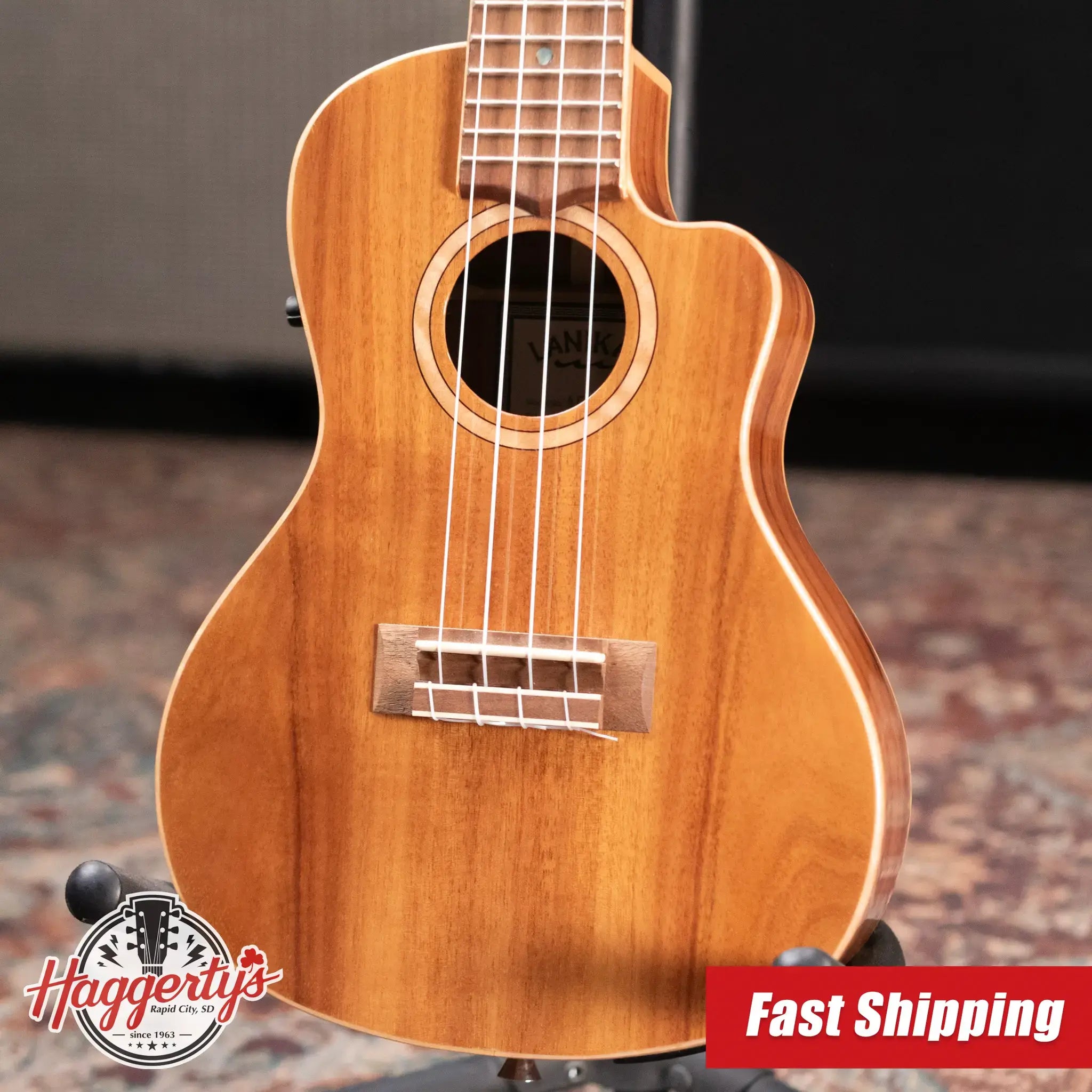 Lanikai ACS-CEC Concert Ukulele Acacia Acoustic/Electric with Hardshell Case - Used