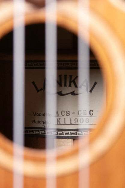 Lanikai ACS-CEC Concert Ukulele Acacia Acoustic/Electric with Hardshell Case - Used