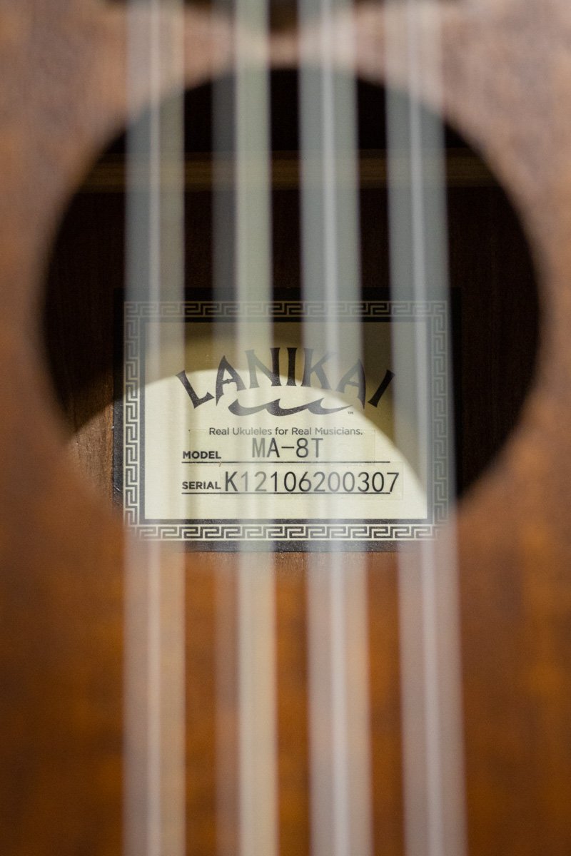 Lanikai MA-8T Mahogany 8-String Tenor Ukulele with Gig Bag - Floor Model