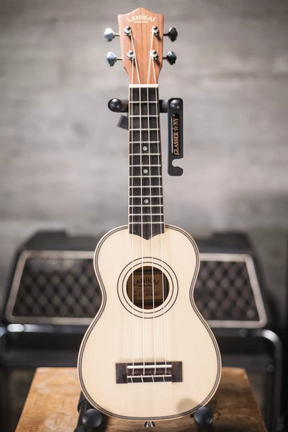 Lanikai SPST-S Solid Spruce Top Soprano Ukulele with Padded Gig Bag