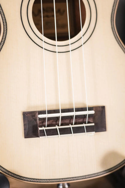 Lanikai SPST-S Solid Spruce Top Soprano Ukulele with Padded Gig Bag