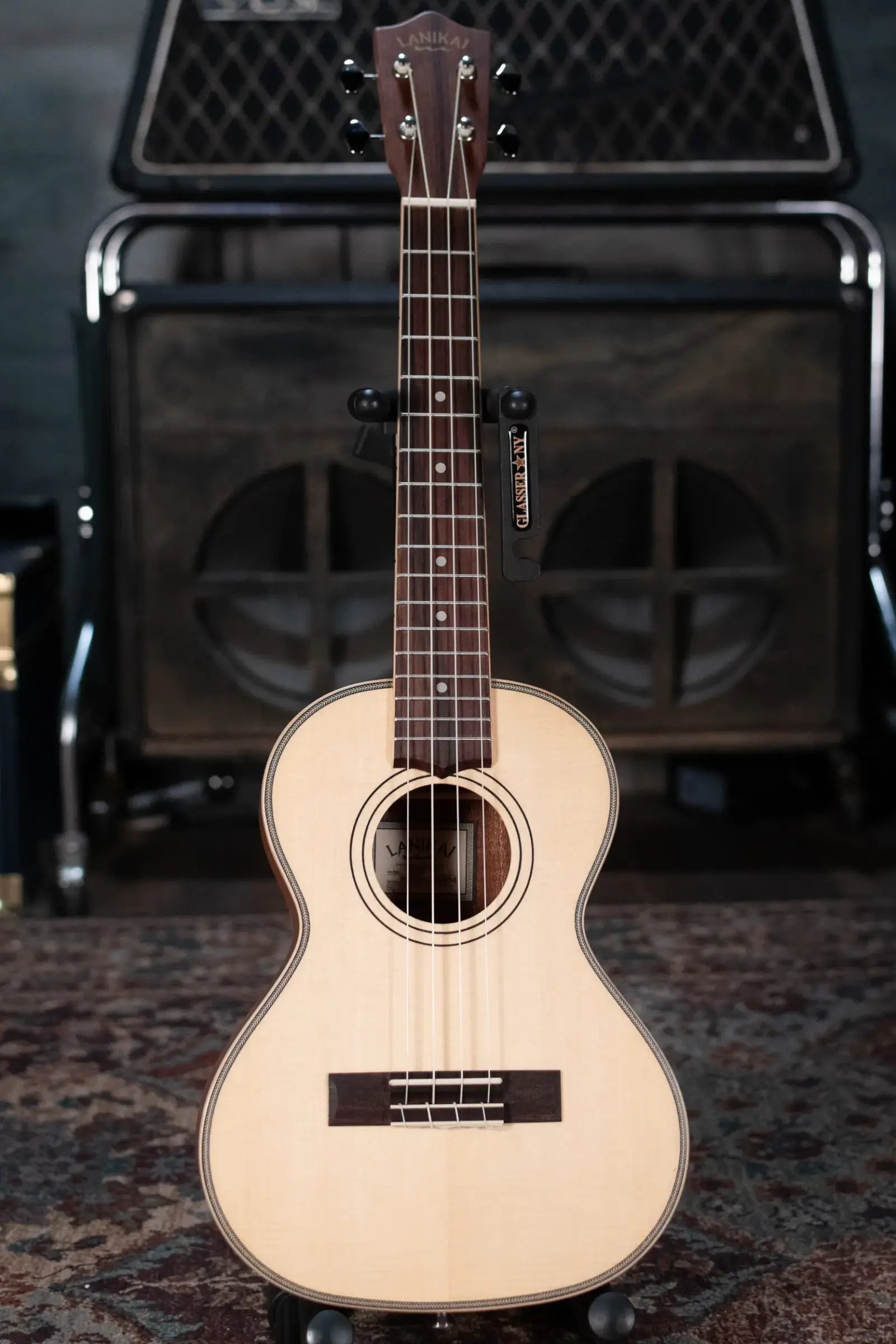 Lanikai SPST-T Solid Spruce Top Morado Back and Side Tenor Ukulele Natural