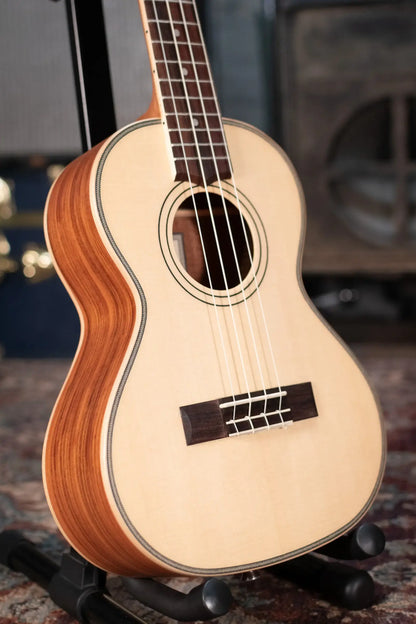 Lanikai SPST-T Solid Spruce Top Morado Back and Side Tenor Ukulele Natural
