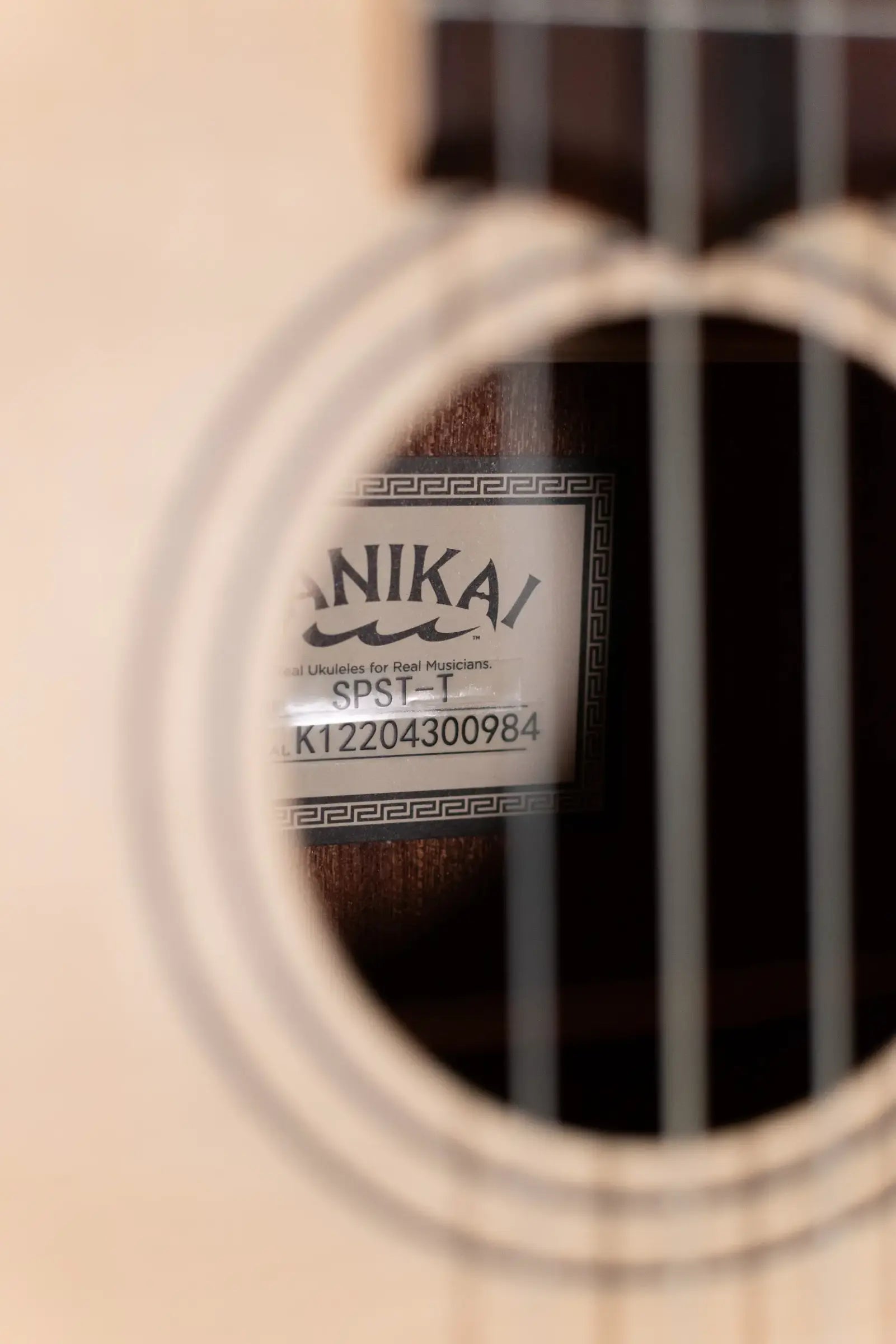 Lanikai SPST-T Solid Spruce Top Morado Back and Side Tenor Ukulele Natural