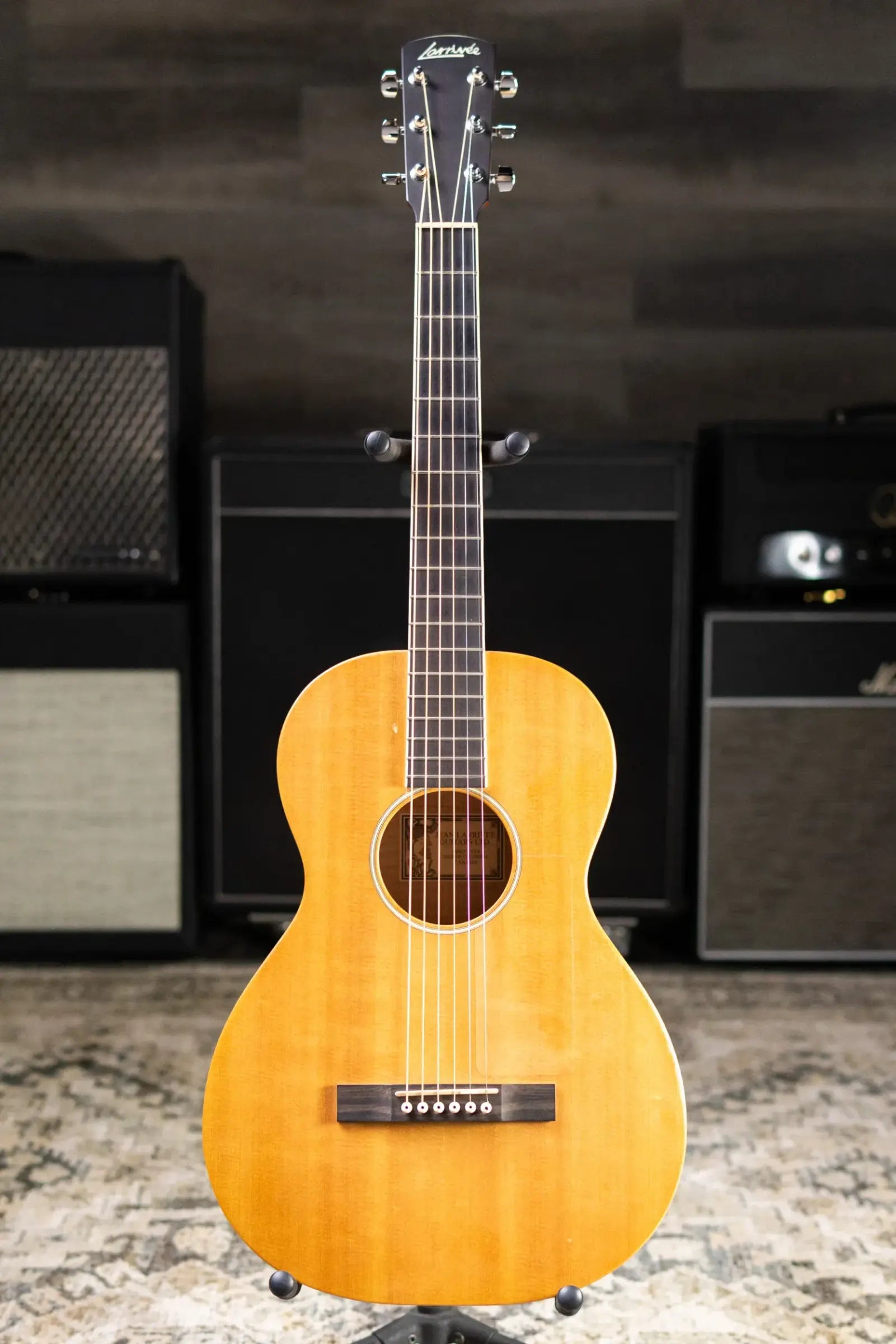 Larrivee O-01 Flamed Maple Acoustic Guitar with Gig Bag - Used