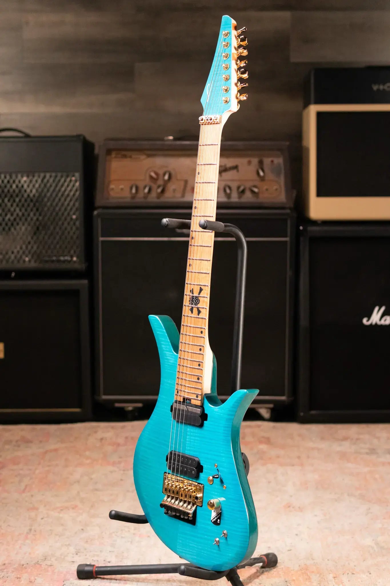 Legator CC7 7-String Electric Guitar - Demonberry with Gig Bag