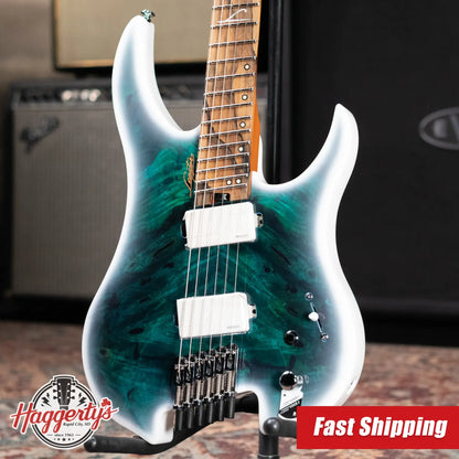 Legator G6FOD-AB Ghost Overdrive Multi-Scale Electric Guitar - Arctic Blue with Gig Bag