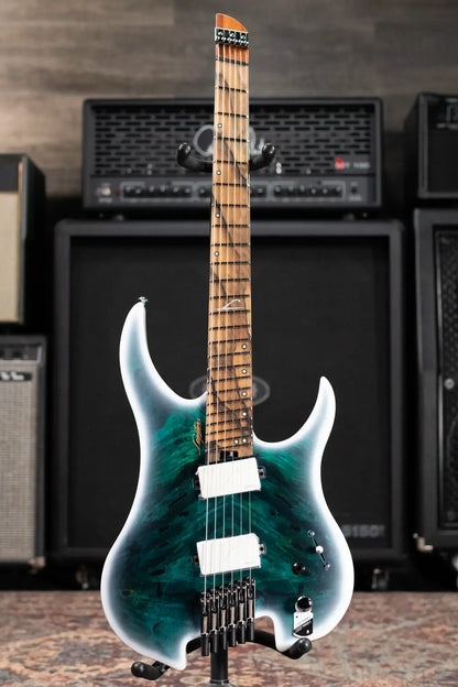 Legator G6FOD-AB Ghost Overdrive Multi-Scale Electric Guitar - Arctic Blue with Gig Bag