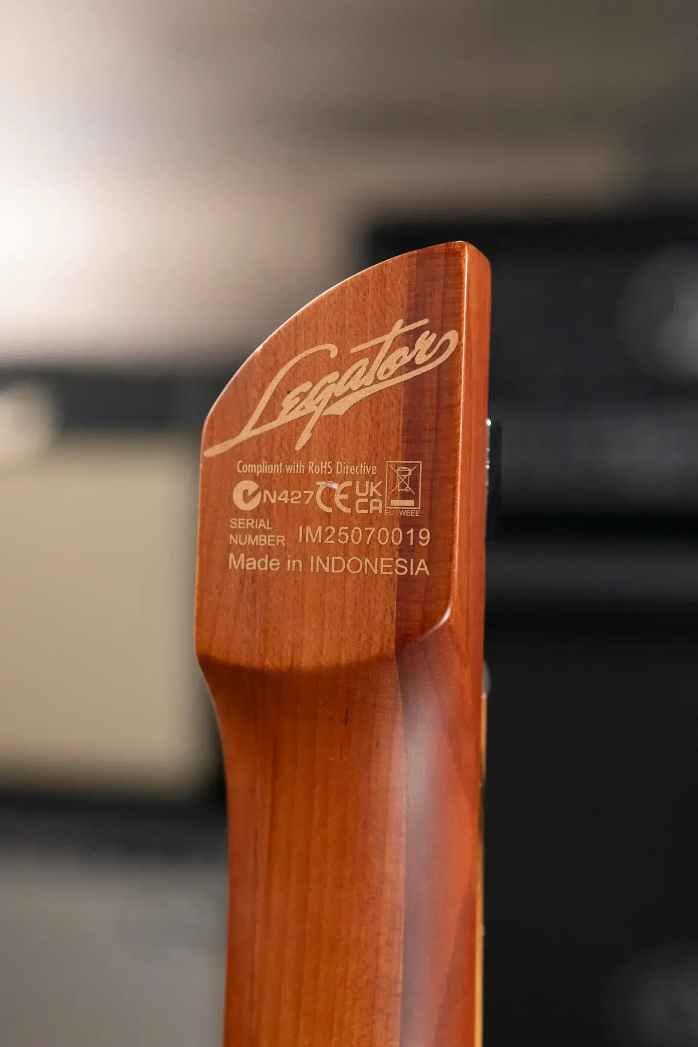 Legator G6FOD-AB Ghost Overdrive Multi-Scale Electric Guitar - Arctic Blue with Gig Bag