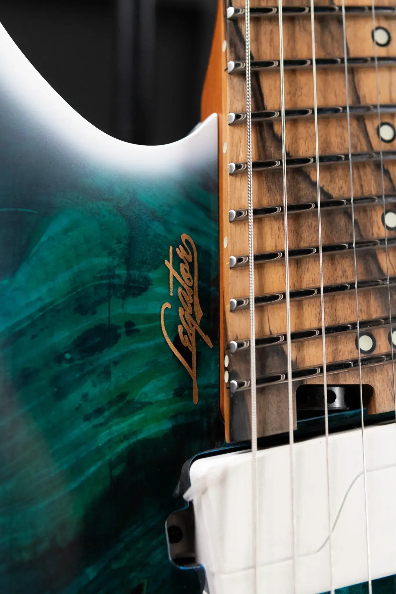 Legator G6FOD-AB Ghost Overdrive Multi-Scale Electric Guitar - Arctic Blue with Gig Bag