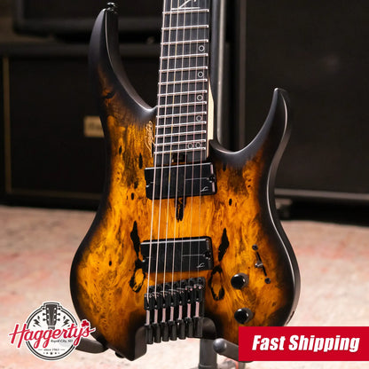 Legator G7FSS-DV Ghost 7-String Multi-Scale Headless Electric Guitar - Death Valley with Gig Bag