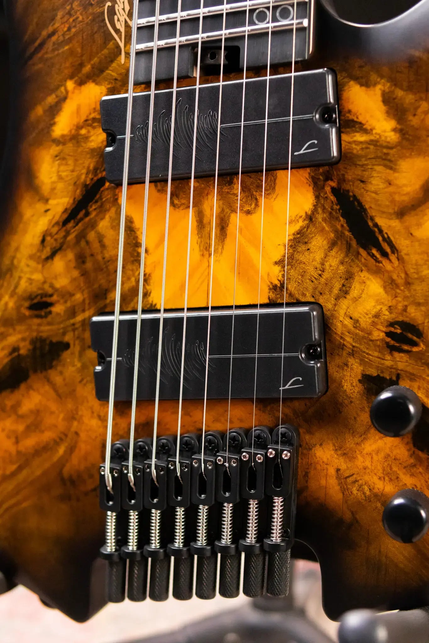 Legator G8FSS-DV 8-String Multi-Scale Headless Electric Guitar - Death Valley with Gig Bag