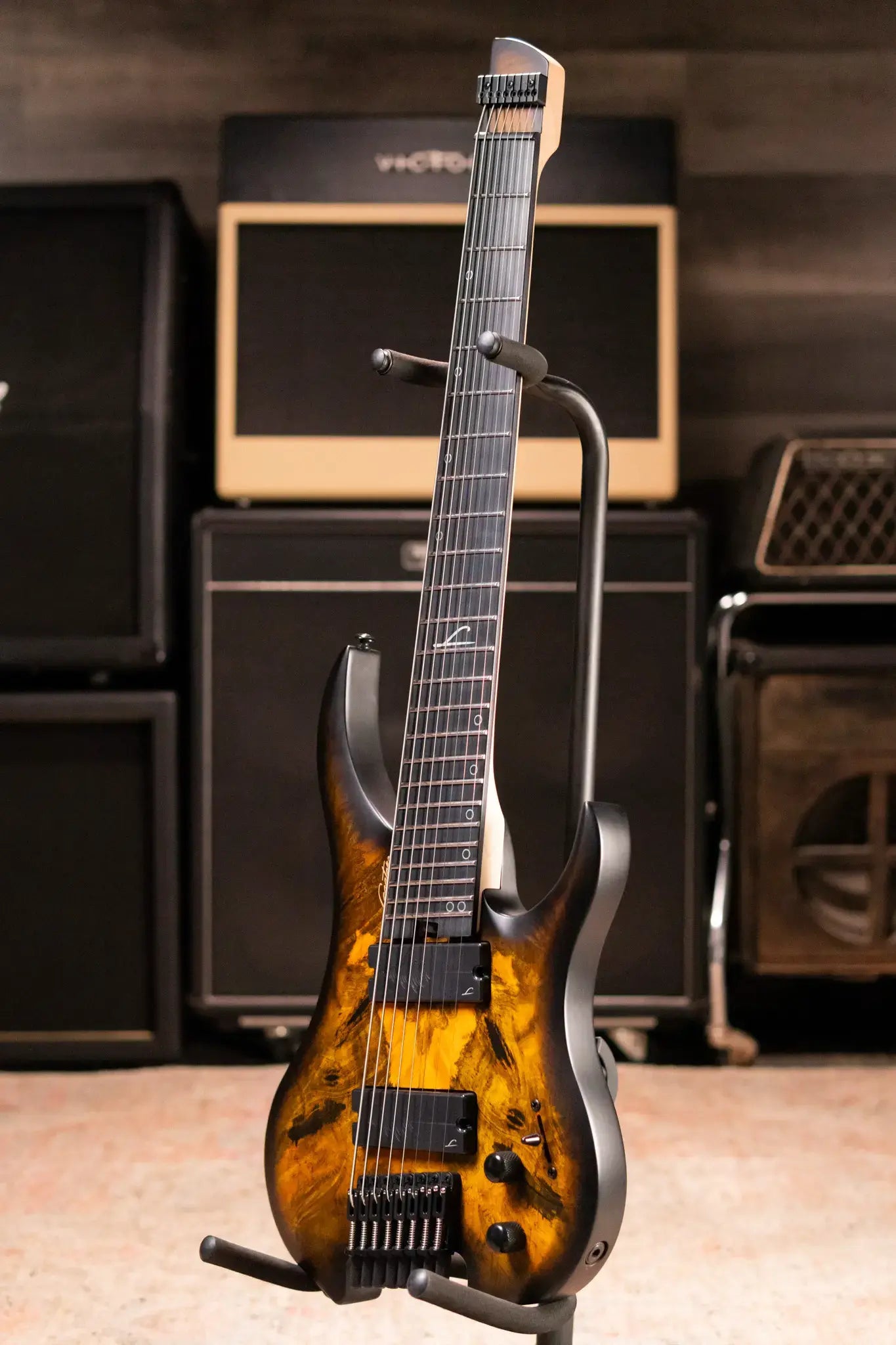 Legator G8FSS-DV 8-String Multi-Scale Headless Electric Guitar - Death Valley with Gig Bag