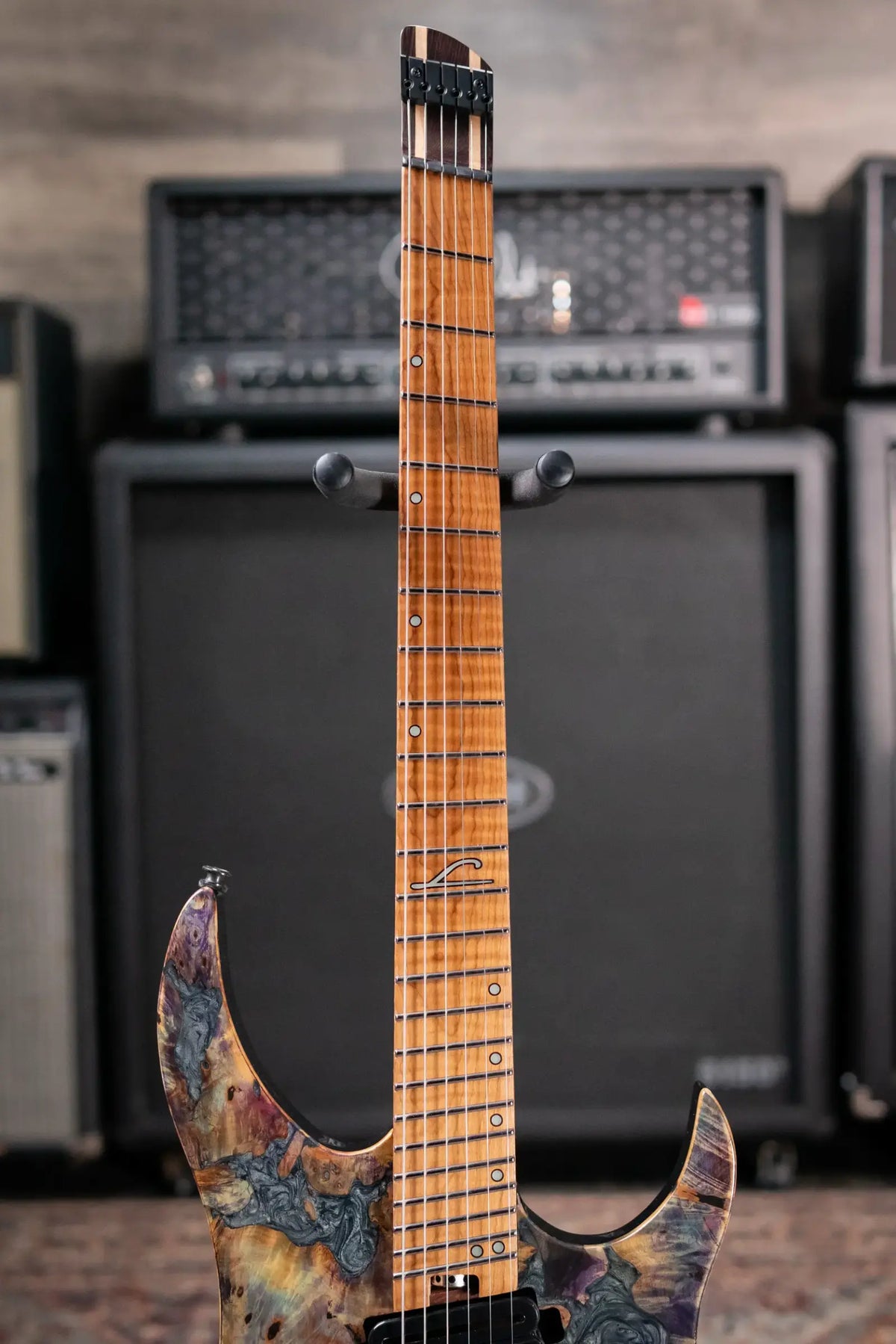 Legator GX6F-CL Ghost Headless Electric Guitar - Coral with Gig Bag