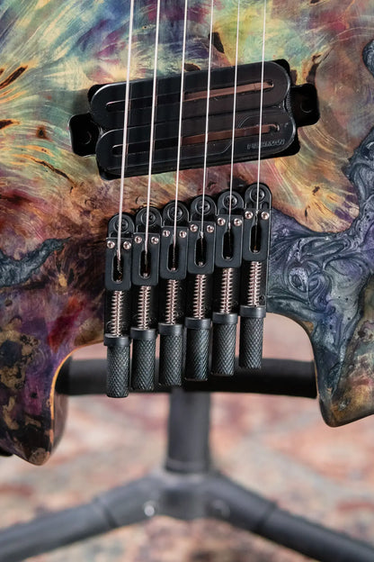 Legator GX6F-CL Ghost Headless Electric Guitar - Coral with Gig Bag