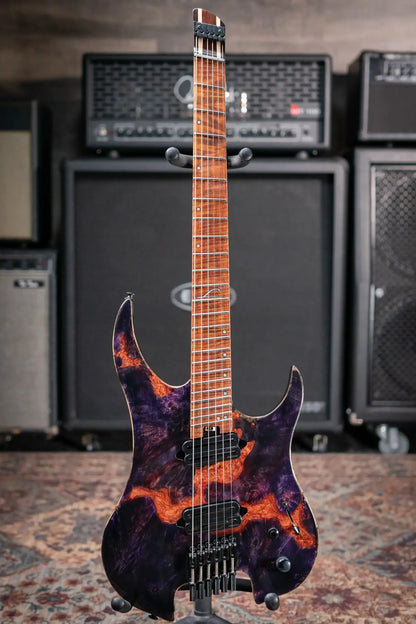 Legator GX6F-MG Ghost Headless Electric Guitar - Magma with Gig Bag