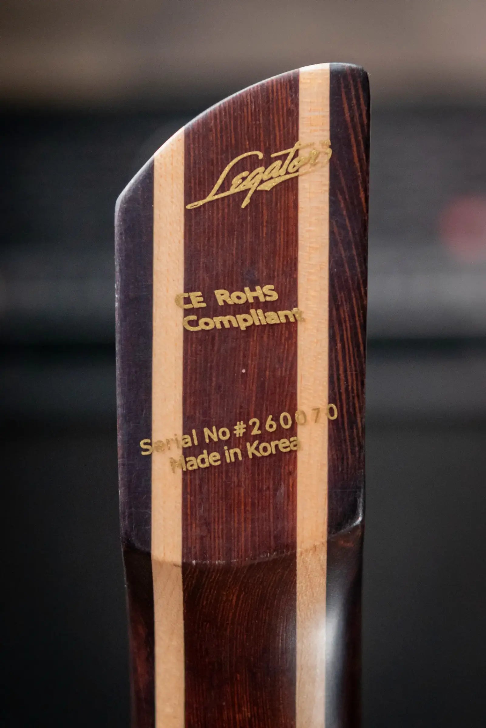 Legator GX6F-MG Ghost Headless Electric Guitar - Magma with Gig Bag