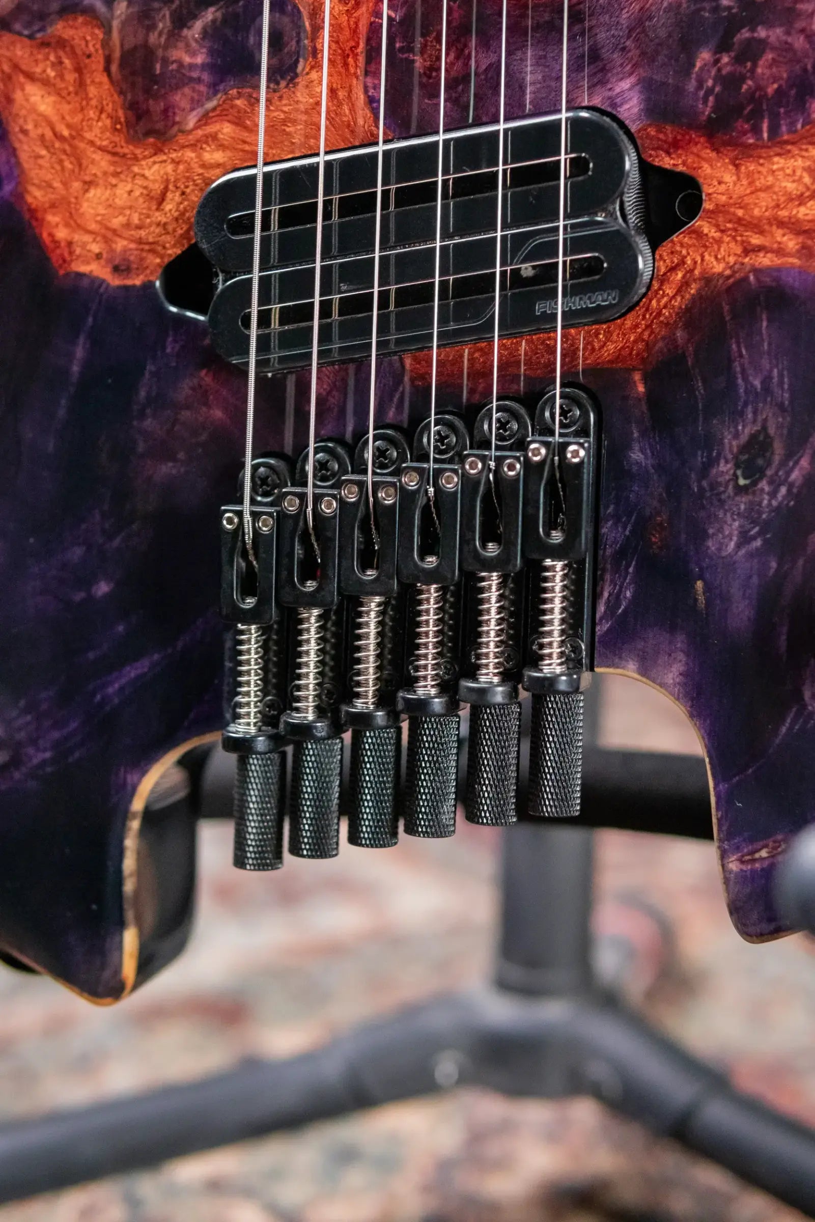 Legator GX6F-MG Ghost Headless Electric Guitar - Magma with Gig Bag