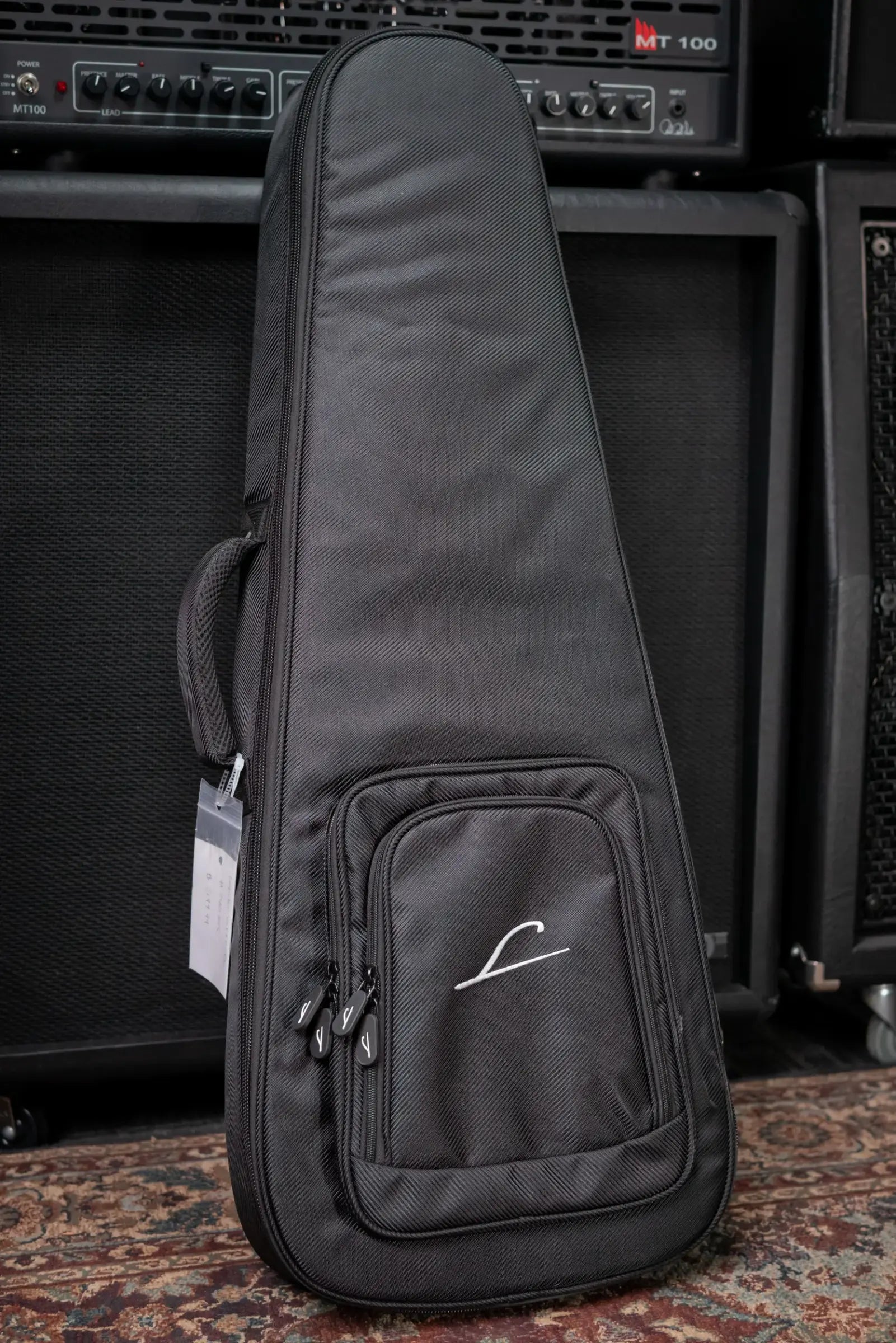 Legator GX7F-CL Ghost 7-String Multi-Scale Headless Electric Guitar - Coral with Gig Bag