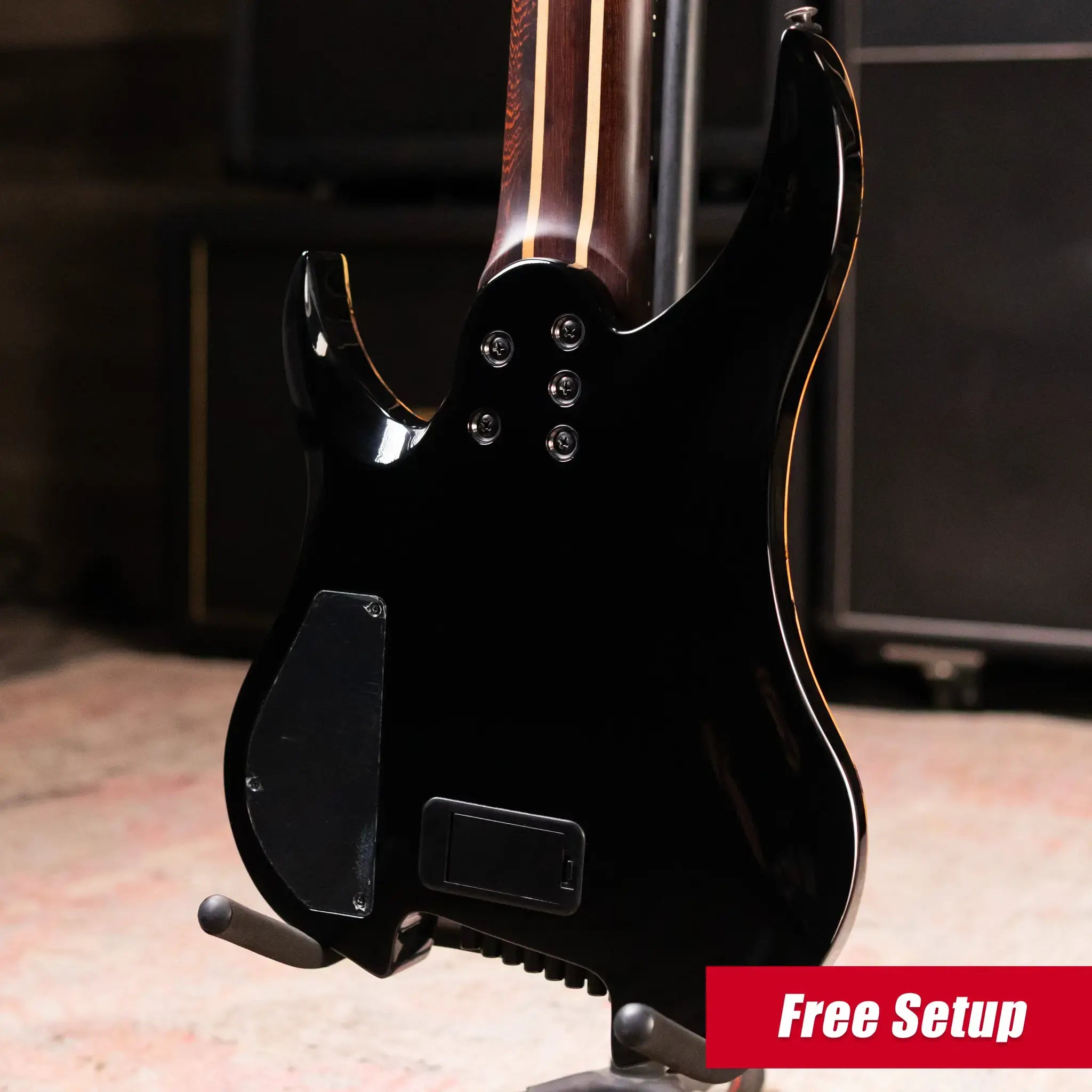 Legator GX8F-CB Ghost 8-String Multi-Scale Headless Electric Guitar - Caribbean with Gig Bag