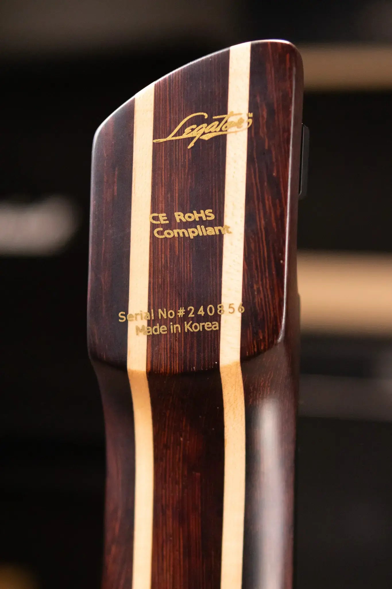 Legator GX8F-CB Ghost 8-String Multi-Scale Headless Electric Guitar - Caribbean with Gig Bag