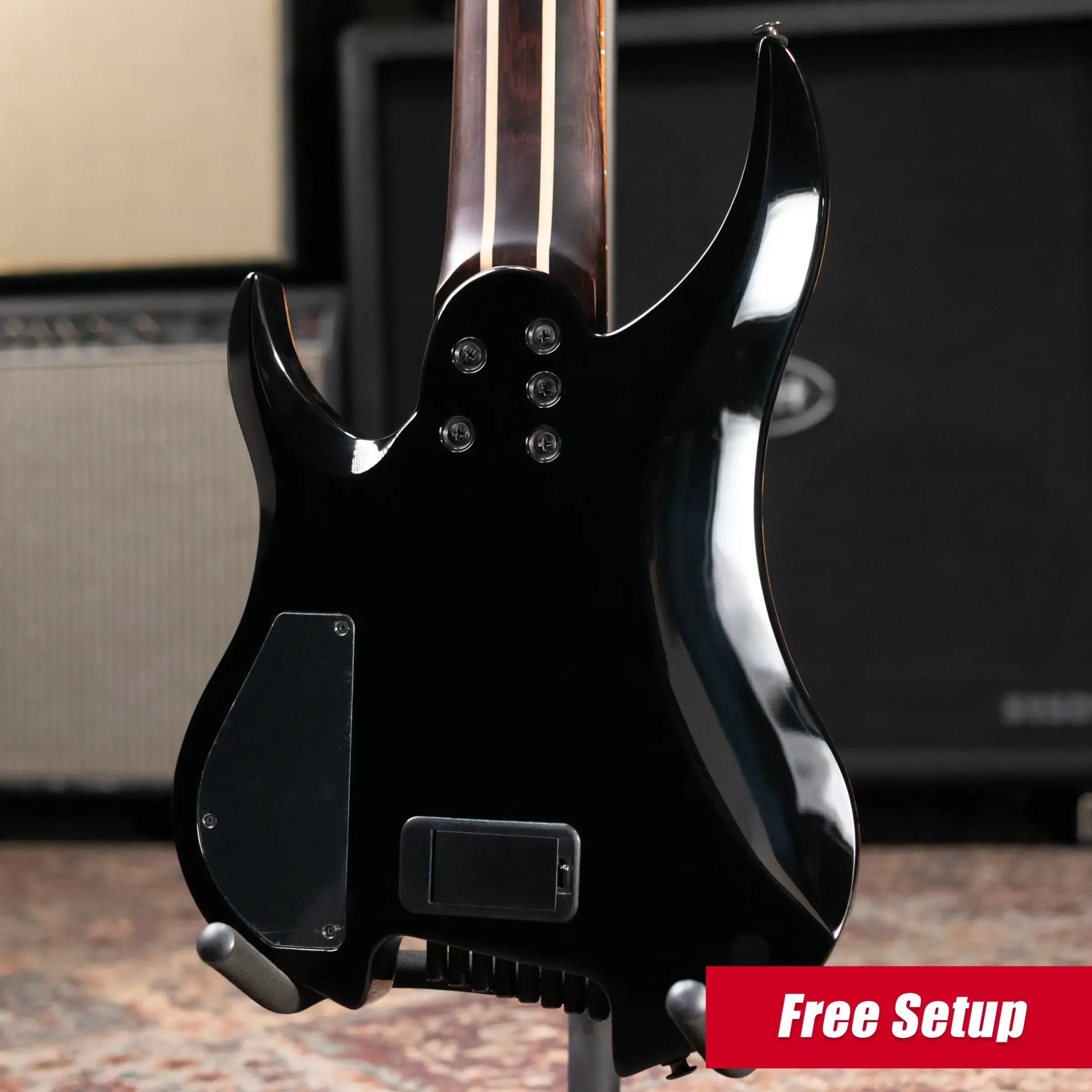 Legator GX8F-MG 8-String Multi-Scale Headless Electric Guitar - Magma with Gig Bag