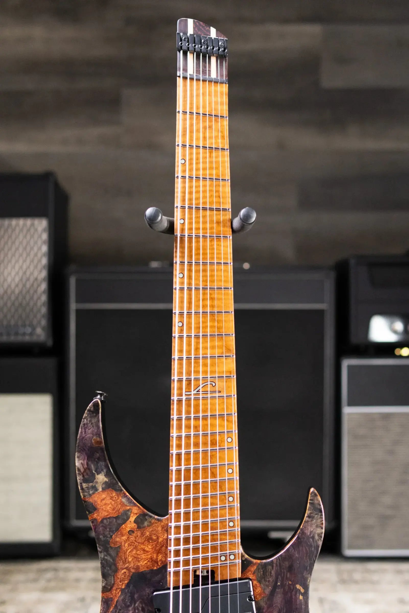 Legator GX8F-MG 8-String Multi-Scale Headless Electric Guitar - Magma with Gig Bag - Floor Model