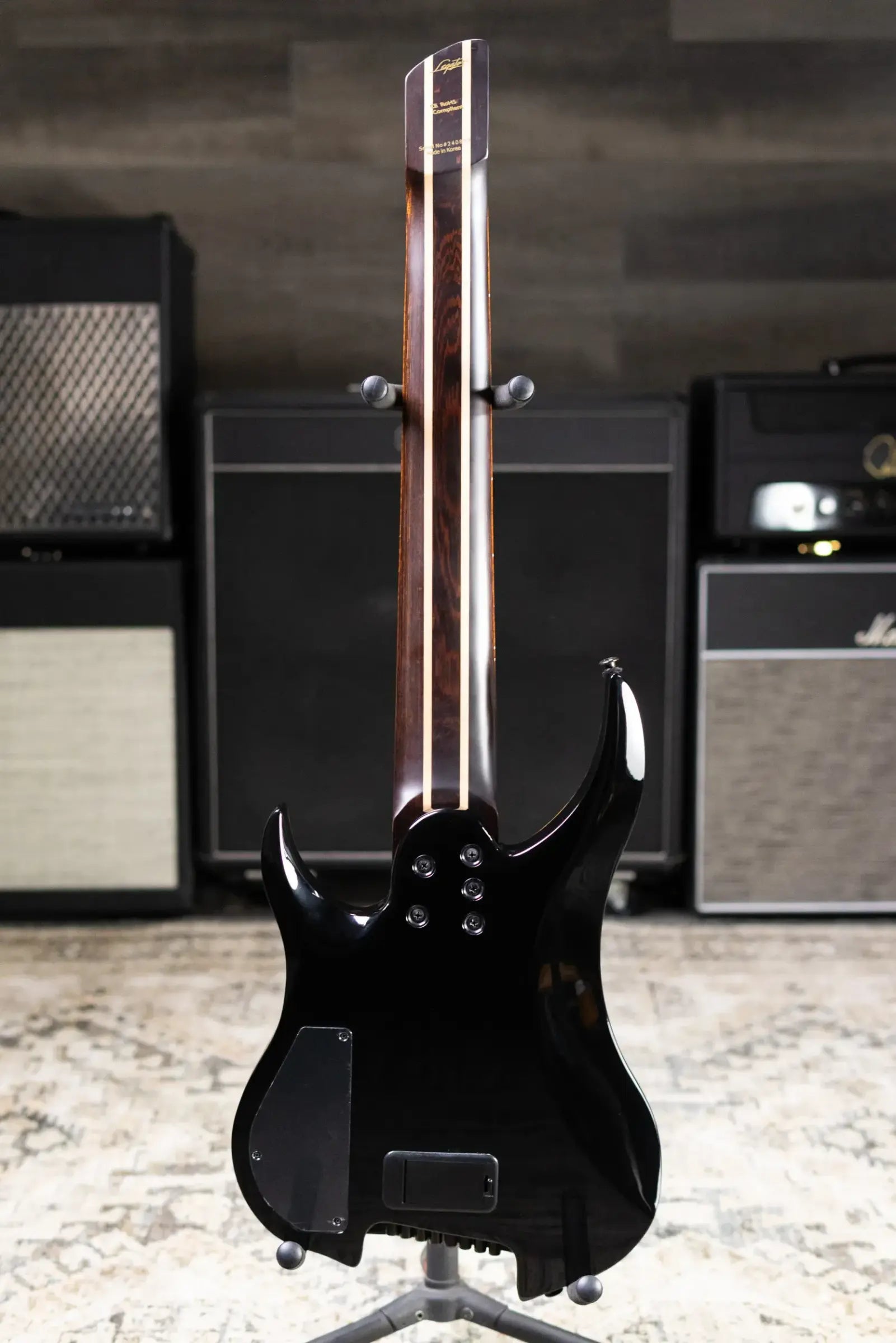 Legator GX8F-MG 8-String Multi-Scale Headless Electric Guitar - Magma with Gig Bag - Floor Model