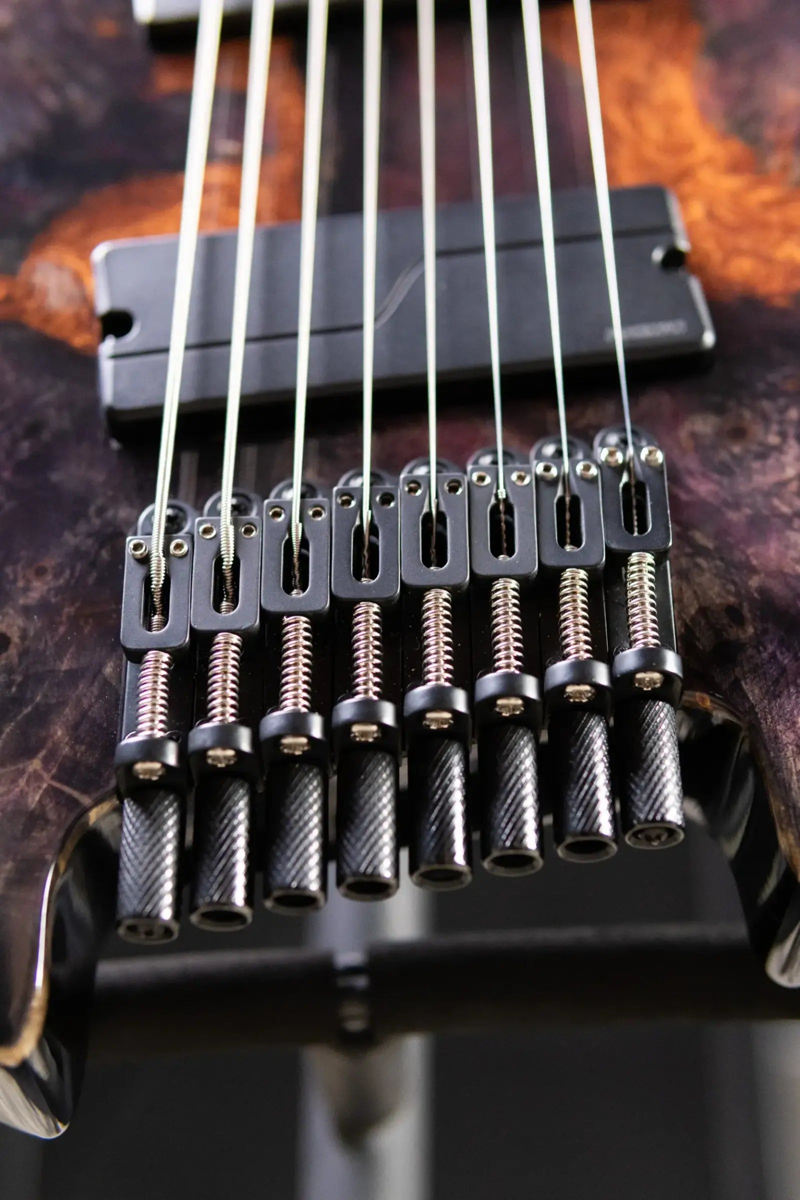 Legator GX8F-MG 8-String Multi-Scale Headless Electric Guitar - Magma with Gig Bag - Floor Model