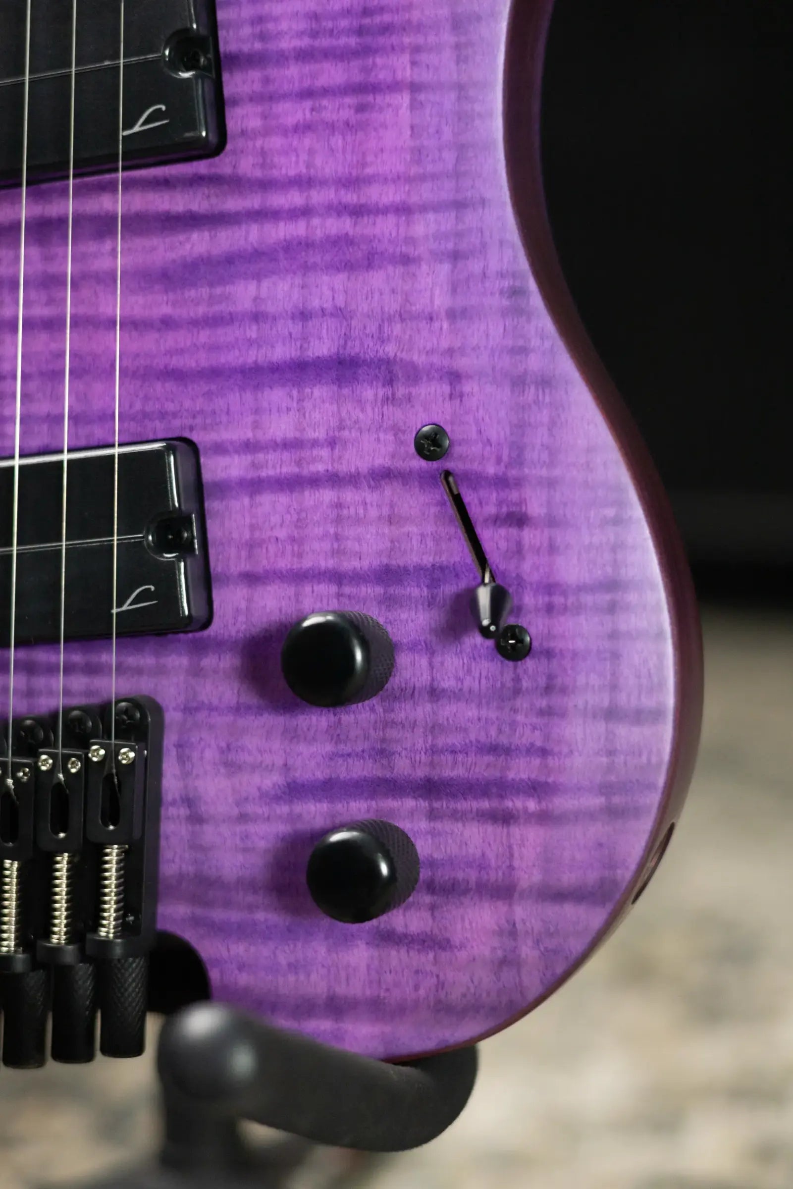 Legator Ghost G8FSS-PR Multi Scale 8-String Electric Guitar - Purple Flame